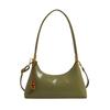 Niche crescent bag oil wax leather underarm bag women's new retro design single shoulder messenger bag