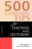 The 500 Computing Tips for Teachers and Lecturers Book