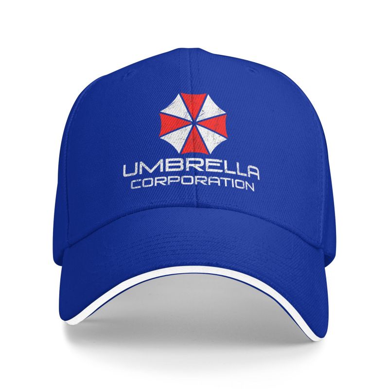 Umbrella Corporation Baseball Cap Retro Adjustable Sandwich Hats for Men Women Breathable Dad Hat Running Golf