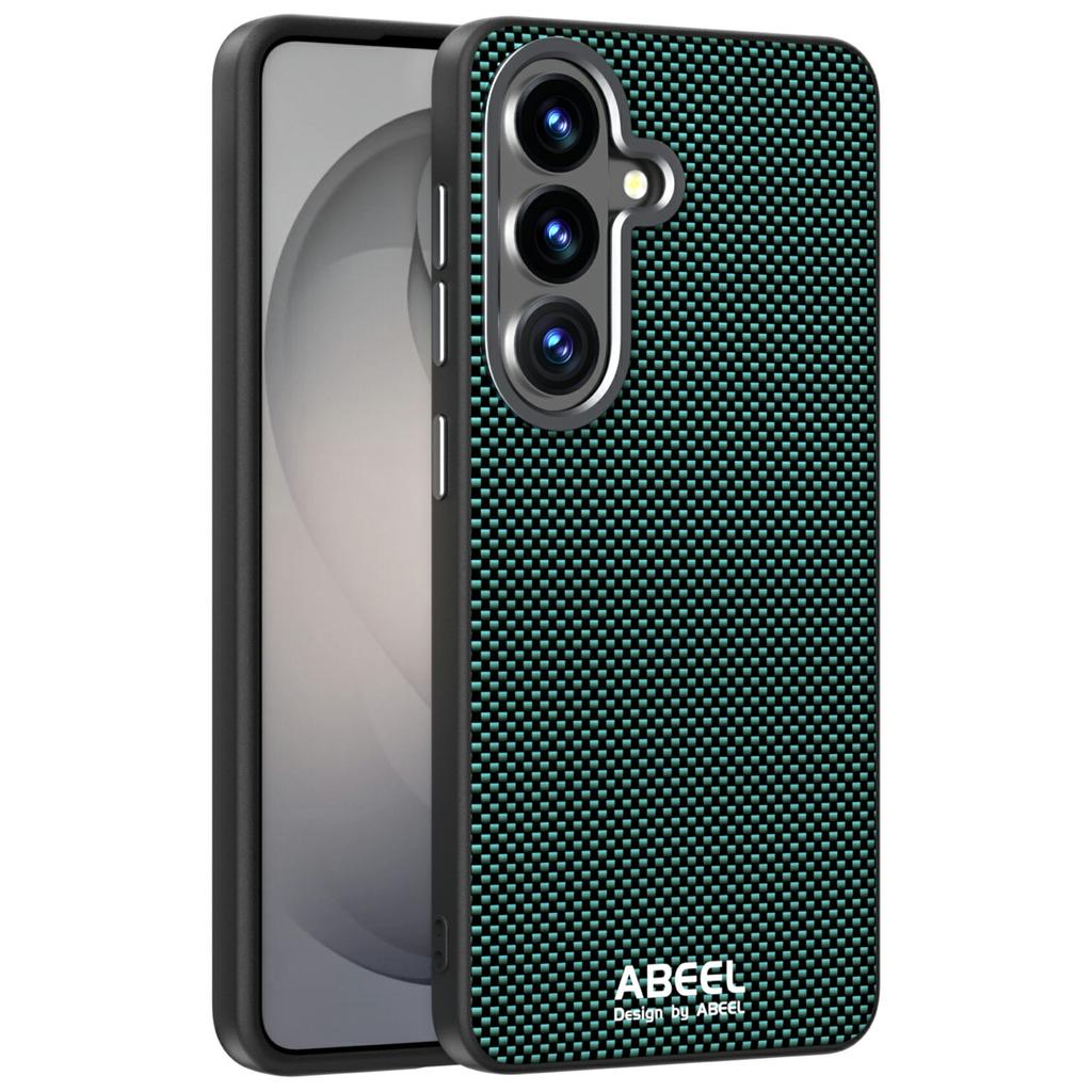 ABEEL For Samsung Galaxy S26 / S26 Pro Magnetic Case Printed PC TPU Aluminum Alloy Leather Phone Cover