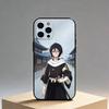 R-Rukia Anime-E KuchikiS  Phone Case For iPhone17,16,15,14,13,12 Plus,Max Soft Silicone Black Cover