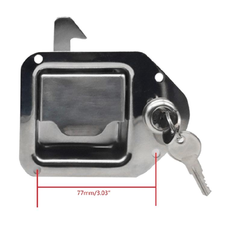 Stainless Steel Paddle Handle Locking Latch Suitable for Caravans Truck Camp