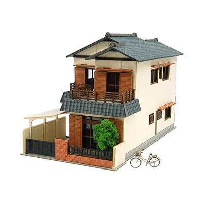 Sankei Nostalgická séria dioram 1/150 Dom F Papierová tvorba MP03-109
