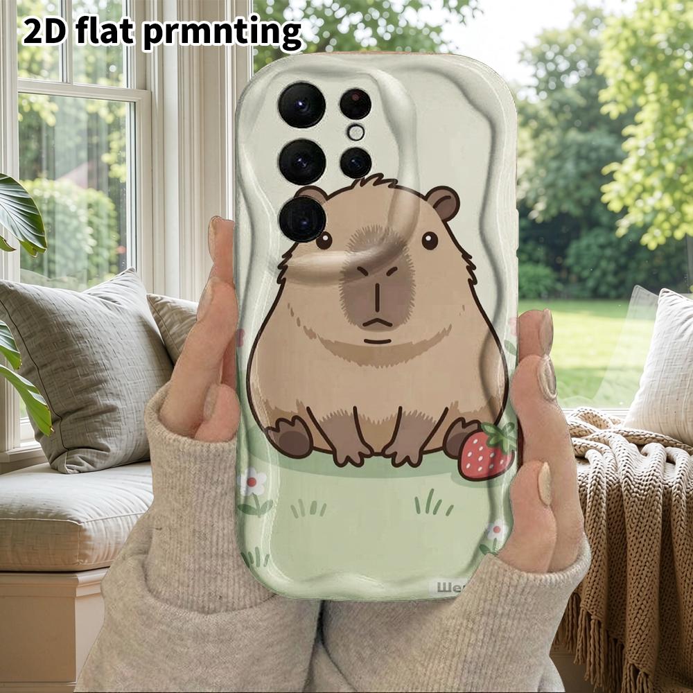 Phone Case: 2D Flat Samsung Galaxy A34 A35 M05 M06 S20 S22 S21 FE Plus 5G Protective Case, Couple Style, Anime Girl, Christmas and Halloween Gift
