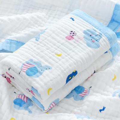 Pure Cotton Gauze Bath Towel Enlarged Size Newborn Children Bath Towel Quilt Class A Maternal And Infant Grade Six-Layer Baby Bath Towel