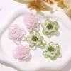 5pcs Beaded Hollow Camellia Flower Patch DIY Chest Flower Shoe Buckle Bag Accessories Parches Bordados Para Ropa