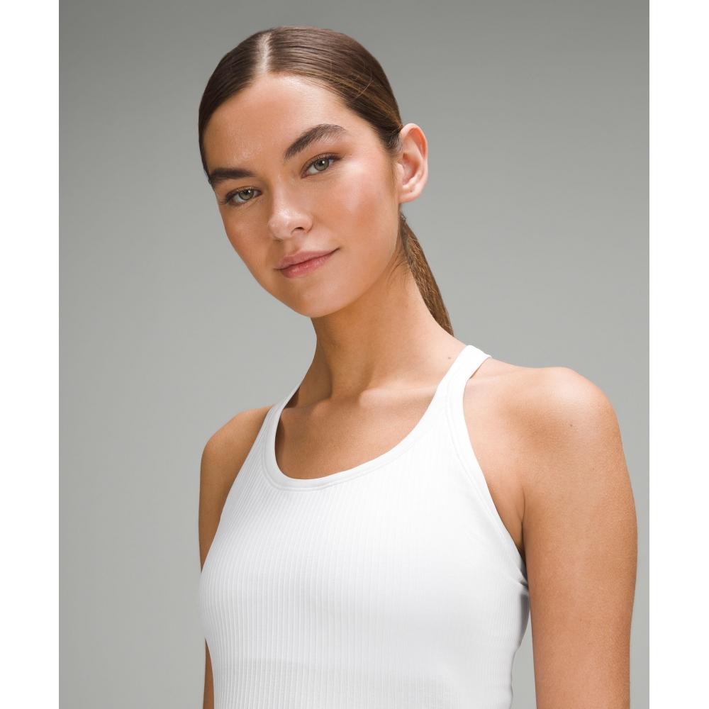 Lululemon EBB To Street Tank Top  Light Support  B C Cup White