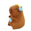 Magical Doll Children Halloween Earphones Capybara Plush Toy Pillow Soft Gift