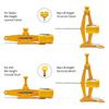 Electric Car Jack Kit, 3T 12V, Portable Electric Scissor Car Lift Kit, Impact Wrench, Tire Changing Kit