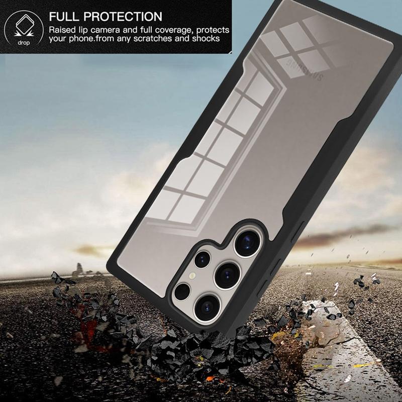 Shockproof 360 Full Body Screen Protector Cover For Samsung Galaxy S21 S22 S23 FE S24 Plus S25 Ultra Edge 5G Transparent Case