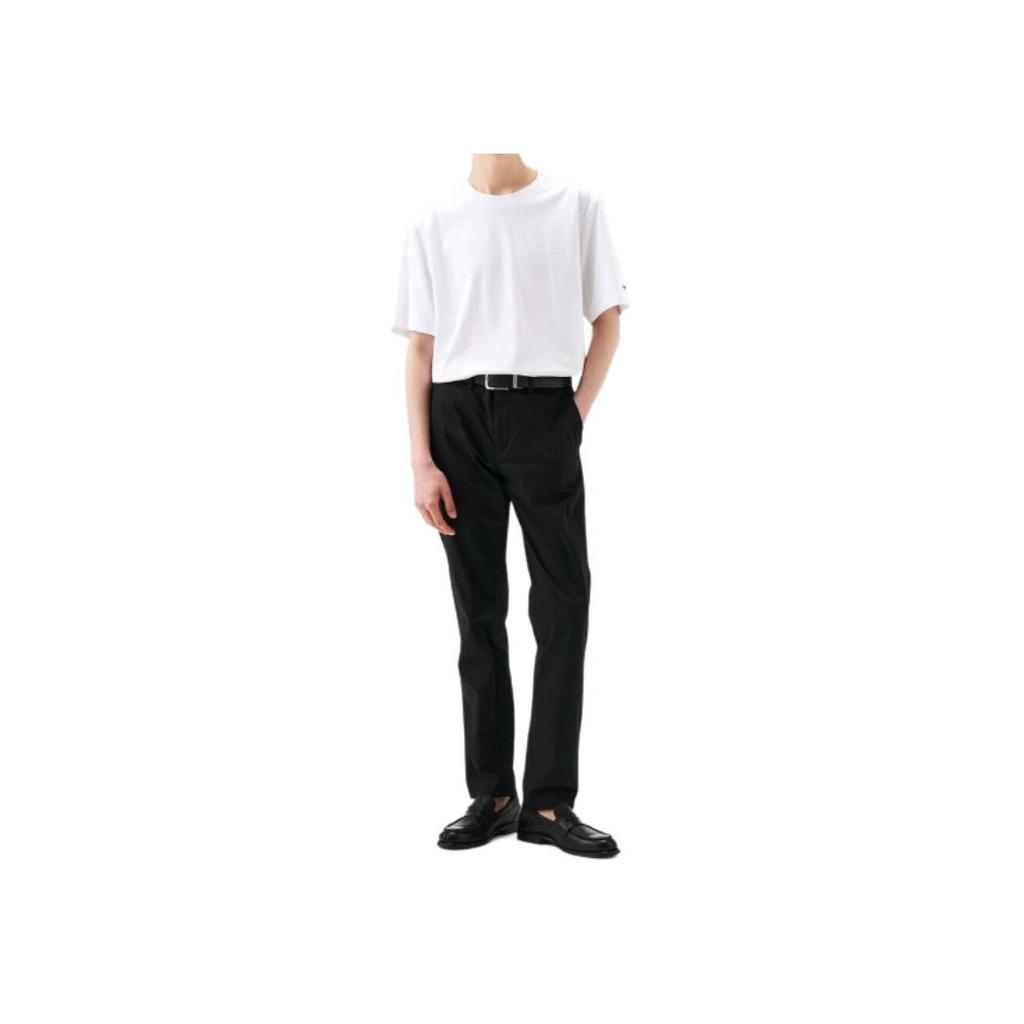 Tommy Hilfiger Loose Comfortable Short Sleeve T-Shirt Men Tops White MW38924-YCF