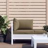 Pallet Cushion Set 3 Piece Melange Taupe Fabric