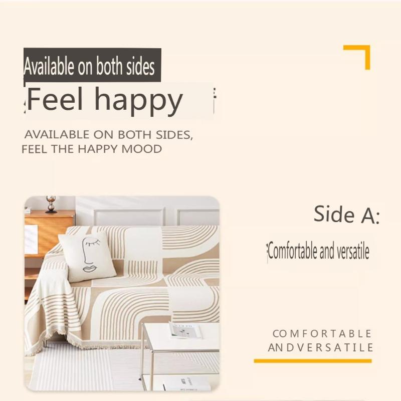 Chenille Sofa Cover Anti-scratch Anti-slip Cushion All-inclusive All-season Universal Sofa Blanket