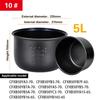 Rice Cooker Inner Container Non Stick Cooking Pot Replacement Accessories Kitchen Food Rice Cooker Liner Inner Pot Accessories
