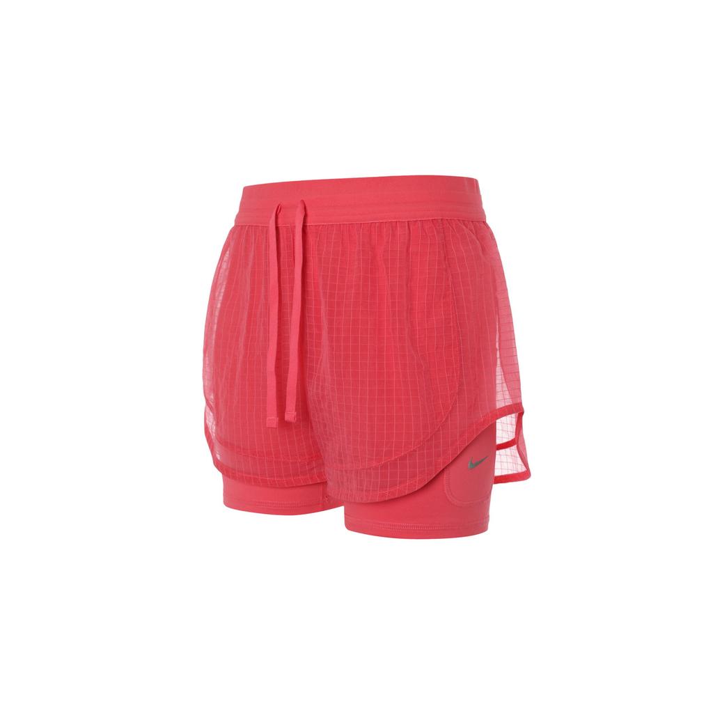 Nike Running Division Dri-FIT Mid-Rise Two-In-One Quick-Dry Running Shorts Women Shorts Purple Pink FV6362-629