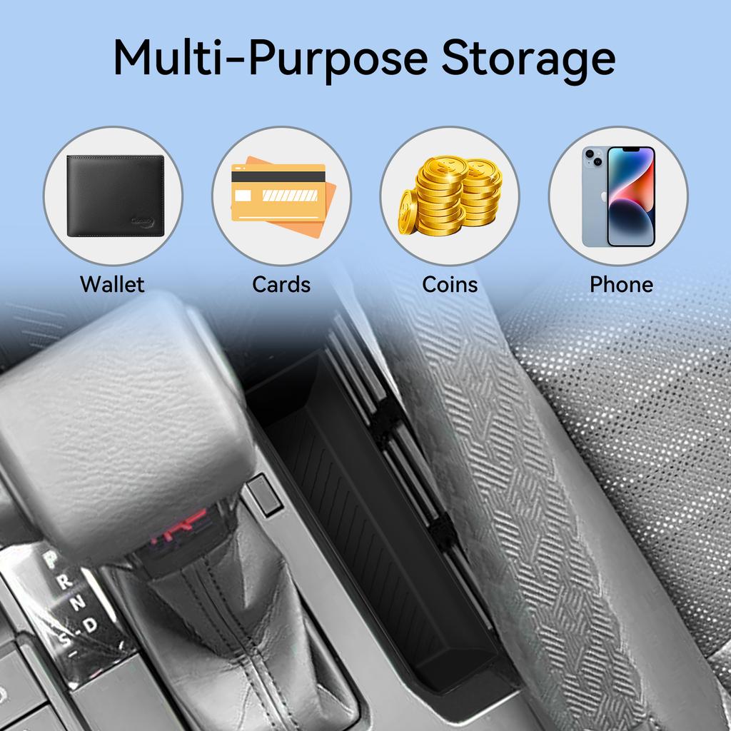 Smabee for Toyota Tacoma 2024 2025 Center Console Storage Box for 4Runner 2025 2026 Car Tray Organizers Tidying Accessories