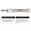CDJ2B10 30B 10mm Durchmesser 30mm Hub doppeltwirkender Pneumatikzylinder aus Edelstahl
