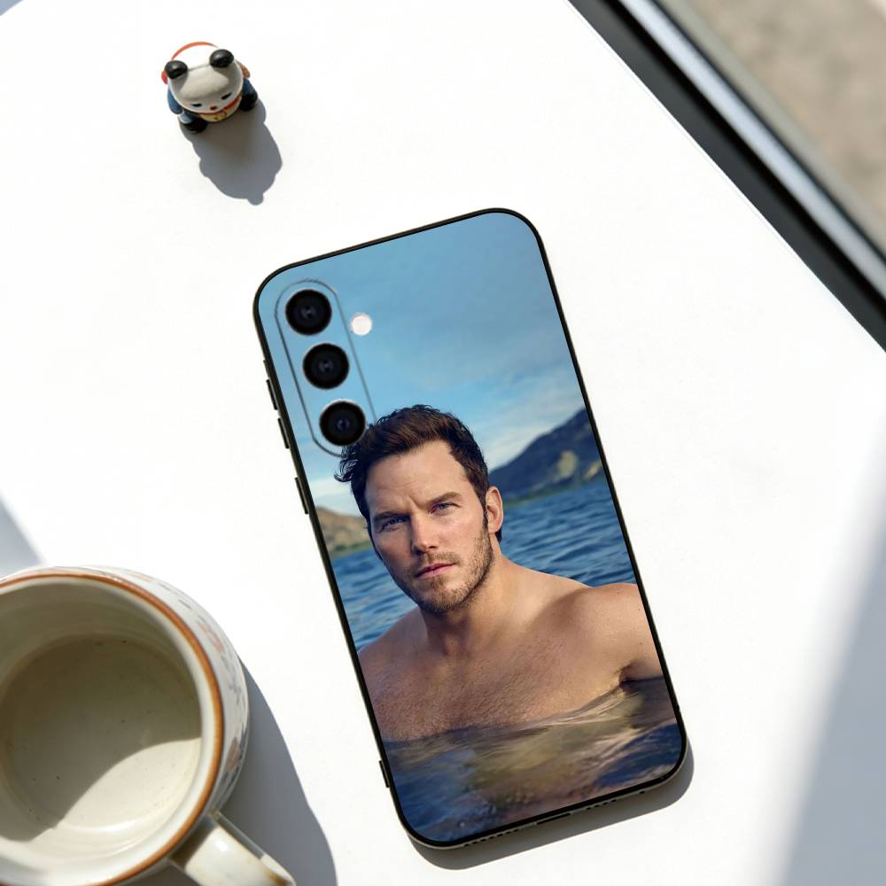 Chris Pratt Phone Case For Samsung Galaxy A73,A72,A71,A70,A53,A52,A51,Others Soft Black Cover