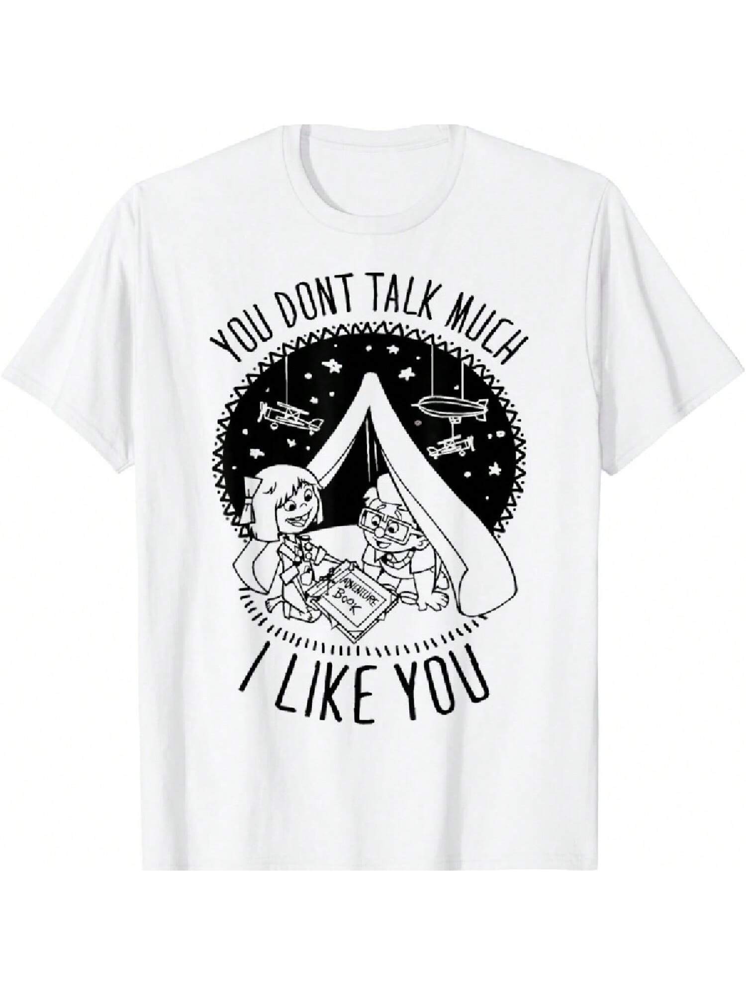 Pixar Up Tee I Like You Carl Ellie Graphic T-Shirt T-Shirt S разноцветный
