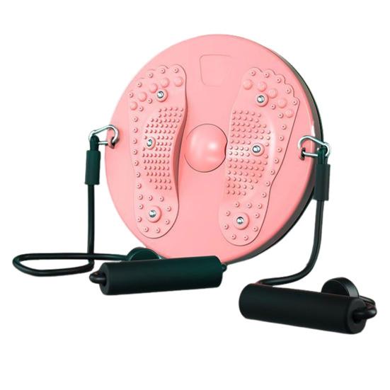 Waist Twist Disc Board with Drawstring Magnetic Foot Massager Waist Sculptor Twister Abdominal Muscles Strengthening Body Shaping Twisting Disc