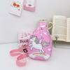 Kid Unicorn Cartoon Dinosaur Chest Bag Polyester Material Fun Print Preschoolers