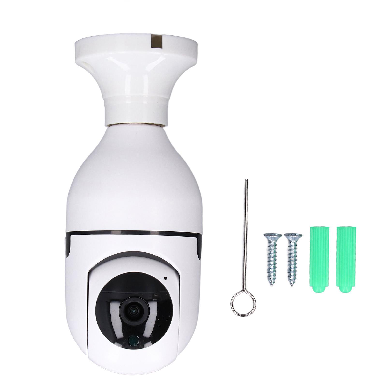 

Wireless WIFI Camera Infrared Single Light Source Bulb Socket Dome Full Color Night Vision