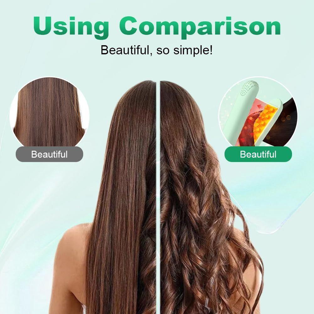 2 in 1 Wave Hair Curling Iron Root Lifter Travel Curling Wand  Short and All Hair Types