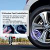 Auto TPMS LCD Digitalanzeige Reifendruckwarnsystem Auto-Sicherheitsalarm Zigarettenanzünder Drahtlose Sensoren