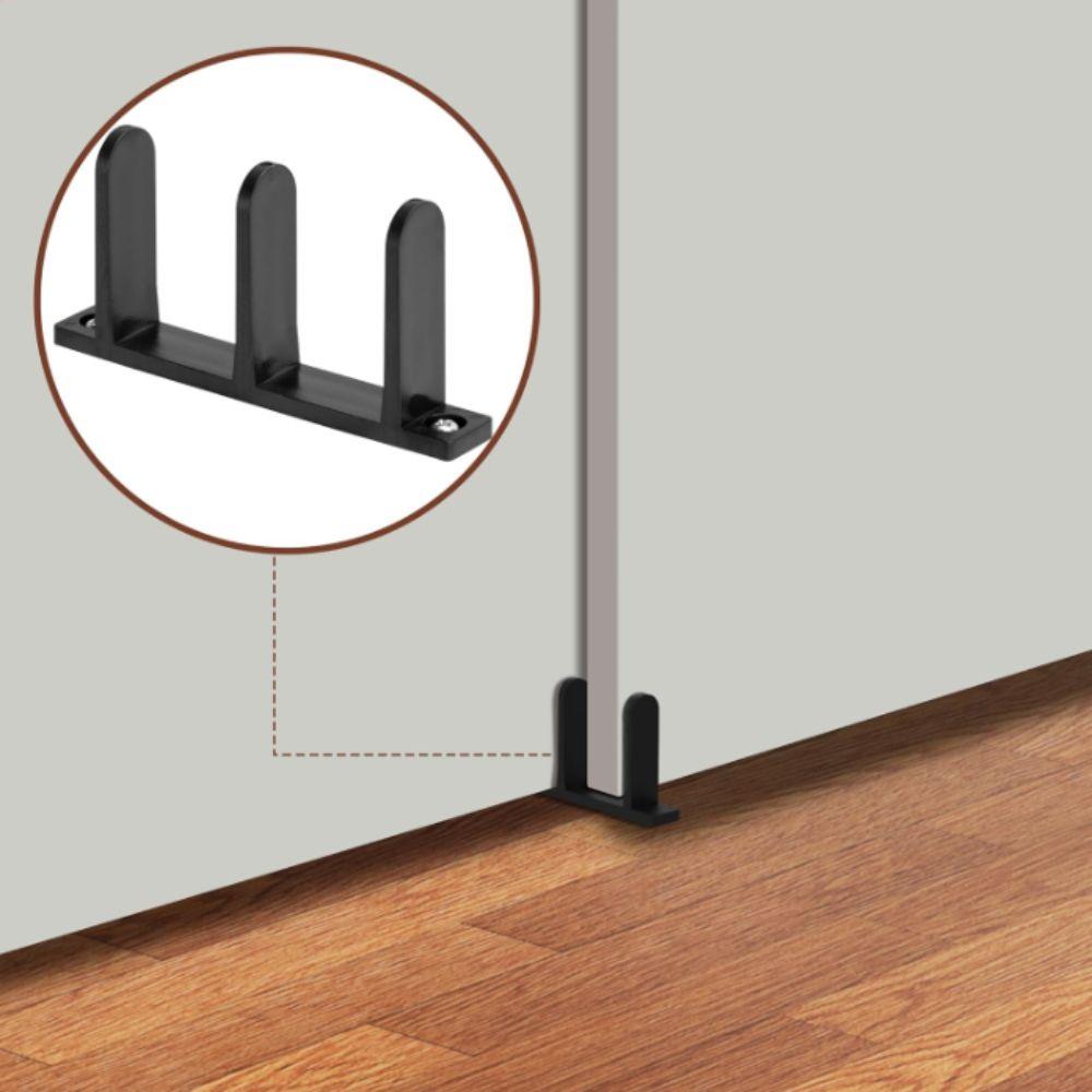 4pcs Easy Installation Sliding Door Guide Sliding Closet Door Guide  Smooth Operation