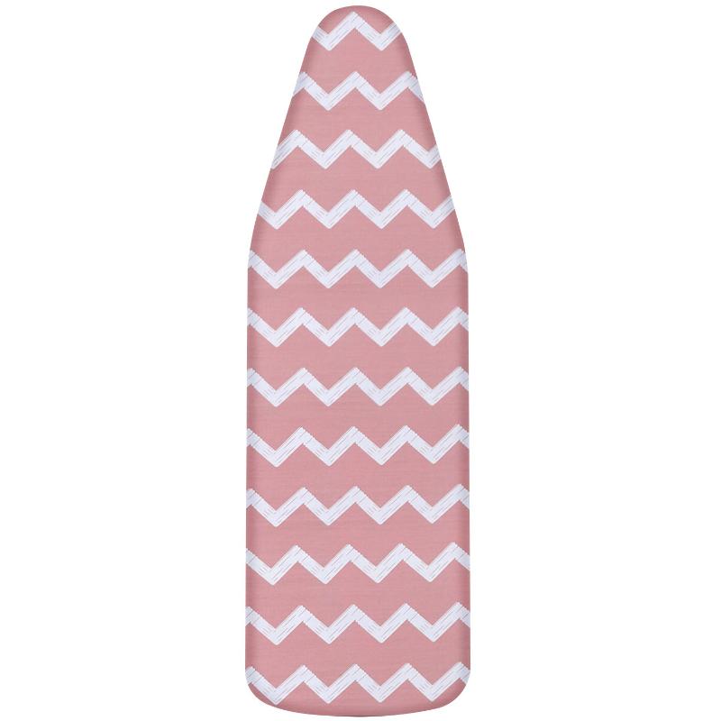 

Durable Ironing Board Cloth Heavy Heat Resistant Thickened Ironing Board Cover Pad Universal Laundry Supplies Printed Padded розовый