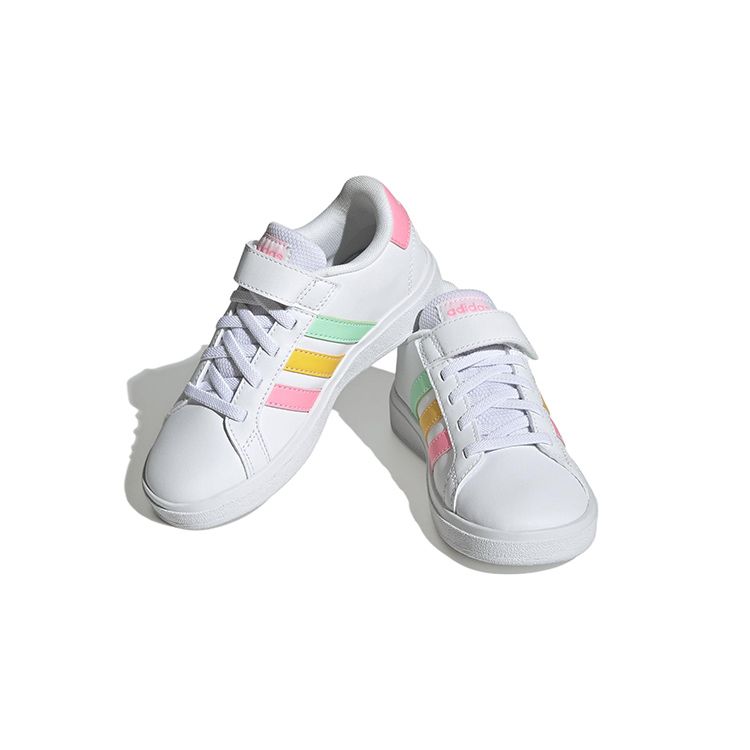 Adidas grand court pink hot sale