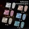 Reflective Disco Glitter Nail Polish Gel, Sparkling Nail Art Gel, Long-Lasting Peelable No Lamp Needed, Glow Party Nail Set, Multi-Color Options