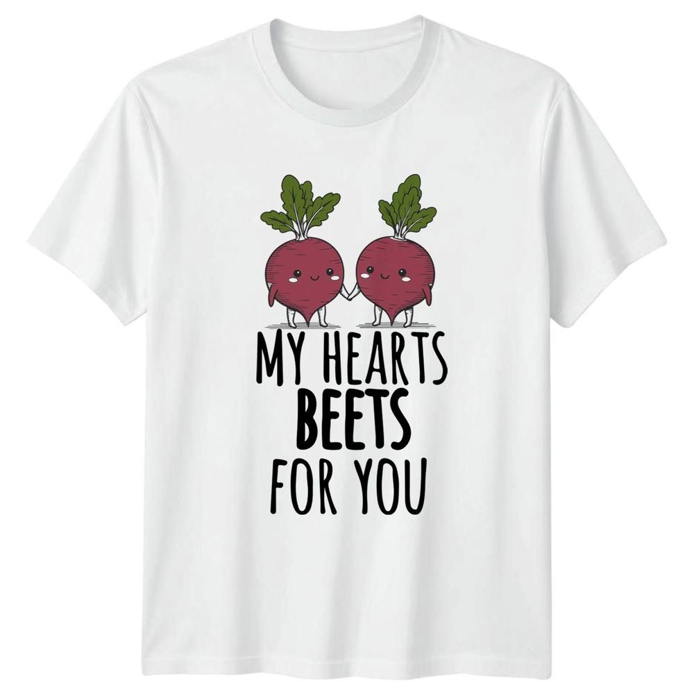 My Hearts Beets For Unisexs TShirt Vegetable Valentine Gift For Her S