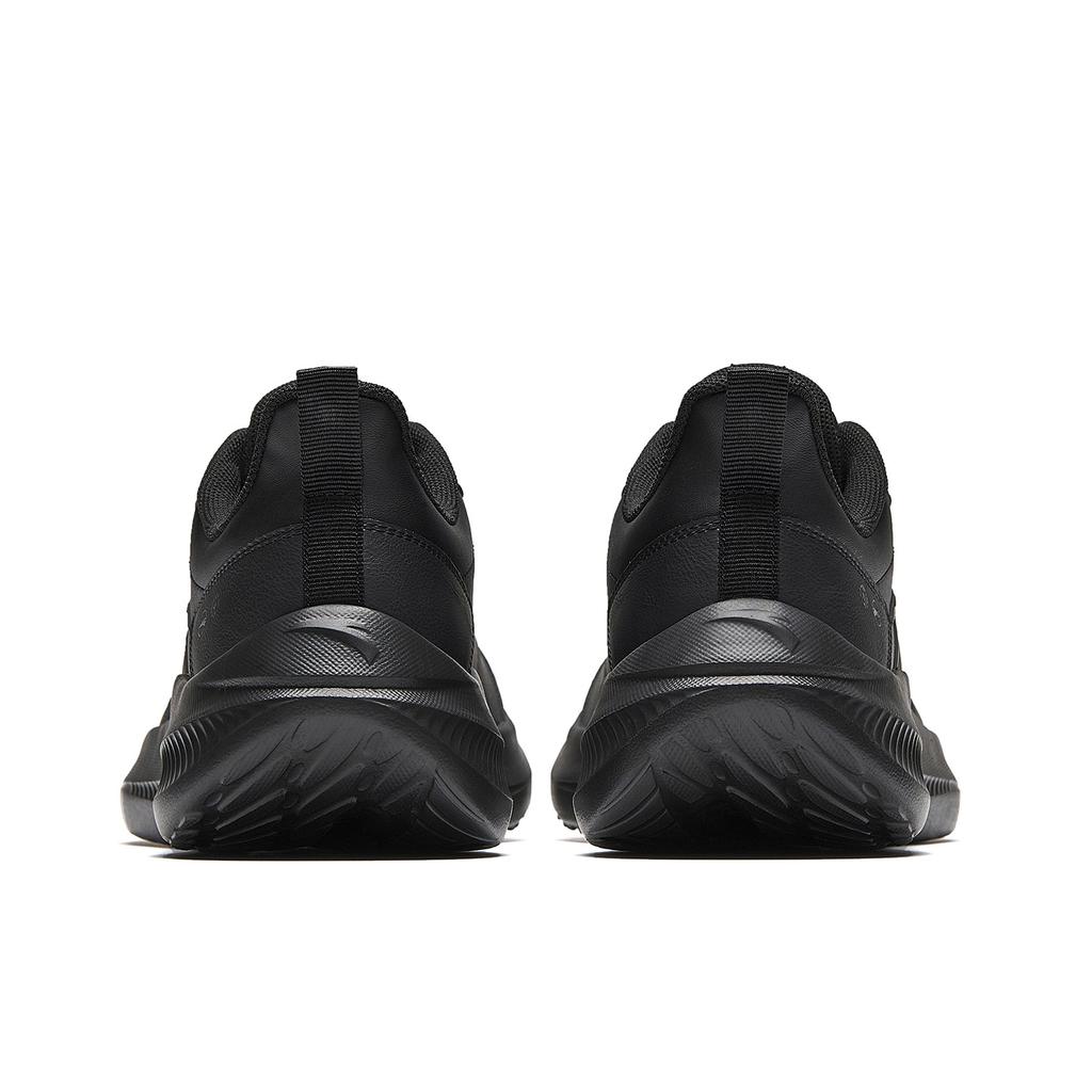 Anta Sky Cushioning Slip Resistant Lightweight Low top Casual City Commuting Running Shoes Men's Basic Black 912615541-13