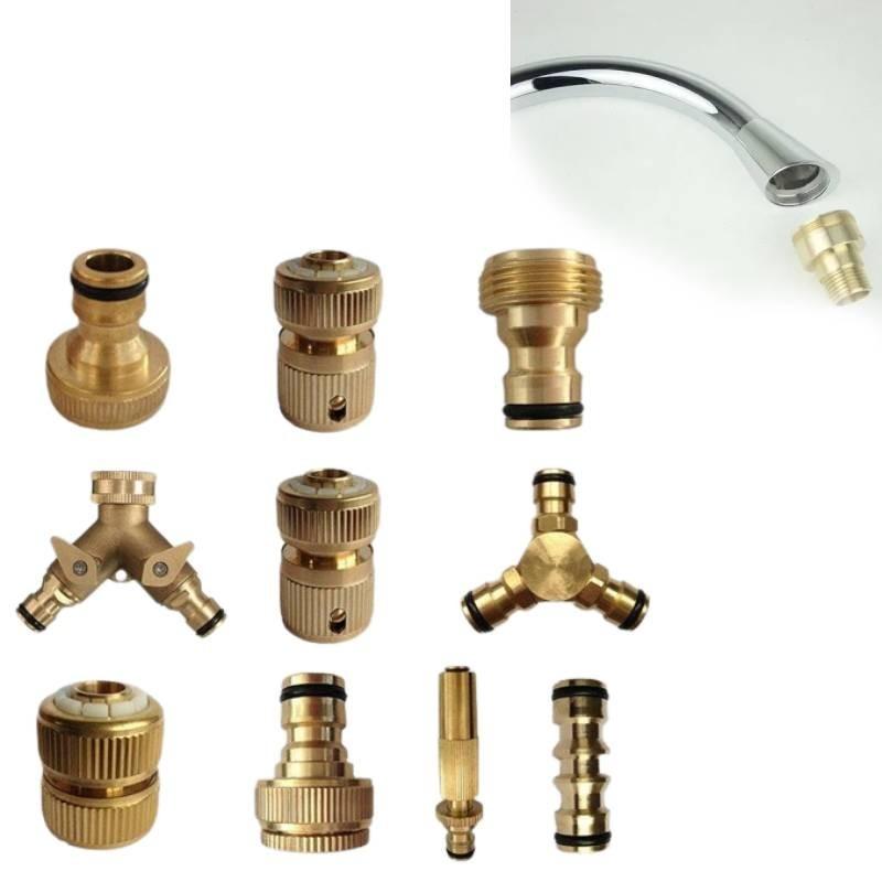 Premium Brass Water Flow Connector For Agricultural Use And Garden Hose Nozzles