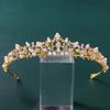 Strass Kristall Krone Tiaras Braut Haarschmuck Hochzeit Haarschmuck Frauen Braut Prinzessin Krone Königin Party Stirnband