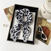 European-style Leopard Print Spicy Girl Silk Scarf Square Scarf, 71 Satin Printed Headscarf, Fashionable Street Women's Pairing with a Scarf and