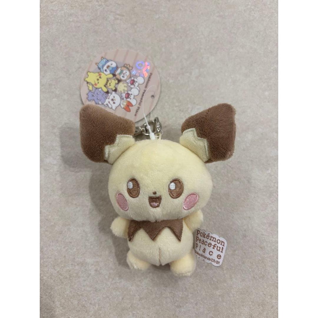 Pichu KoreaPokemon Pokepiece Plush Toy Keyring