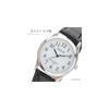 Crepha Analog Quartz Watch Black 18mm Leather Band Water Resistant Men's Simple Design