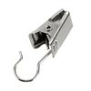10 Pcs Heavy Duty Curtain Clips W Hook - Silver
