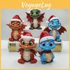 Adorable Christmas Dragon Figurine Resin Craft For Festive Home Decoration And Holiday Atmosphere