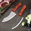 6 Inch Chef Knife Stainless Steel Kitchen Knife Wooden Handle Knife Kitchen Tool + Gift Box