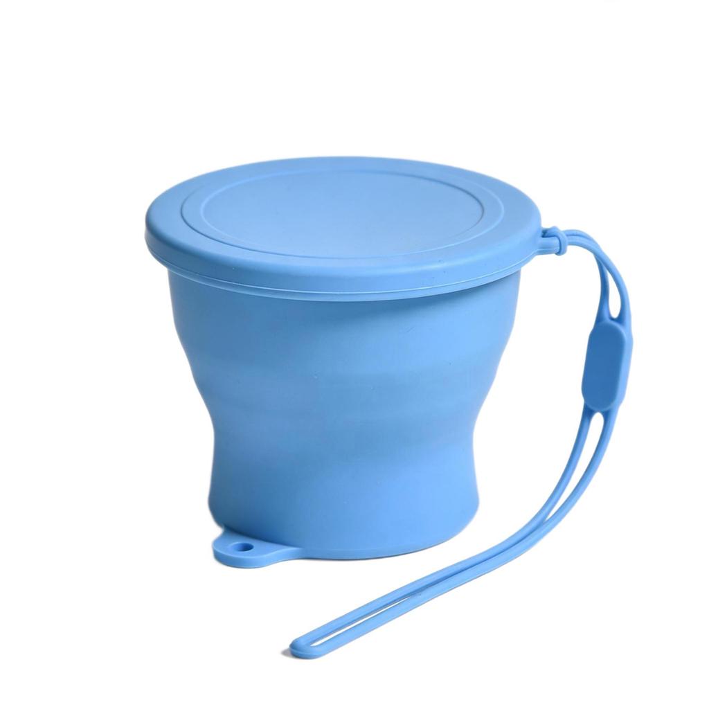 Silicone Foldable Travel Cup - Portable, Unbreakable, and Ideal for Outdoors, Sports, and Tourism.