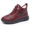 Winter New Women's Cotton Shoes with Fleece and Thickened Middle-aged and Elderly Cotton Boots Are Non-slip and Warm