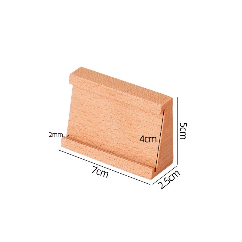 Solid Wood Vertical Table Sign - Menu, Price Tag, or Card Holder