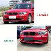 Front Spoiler Lip Splitter For BMW 1 Series E81 E82 E87 E88 LCI Standard 2008-2012 3Pcs Front Bumper Spoiler Diffuser Body Kit