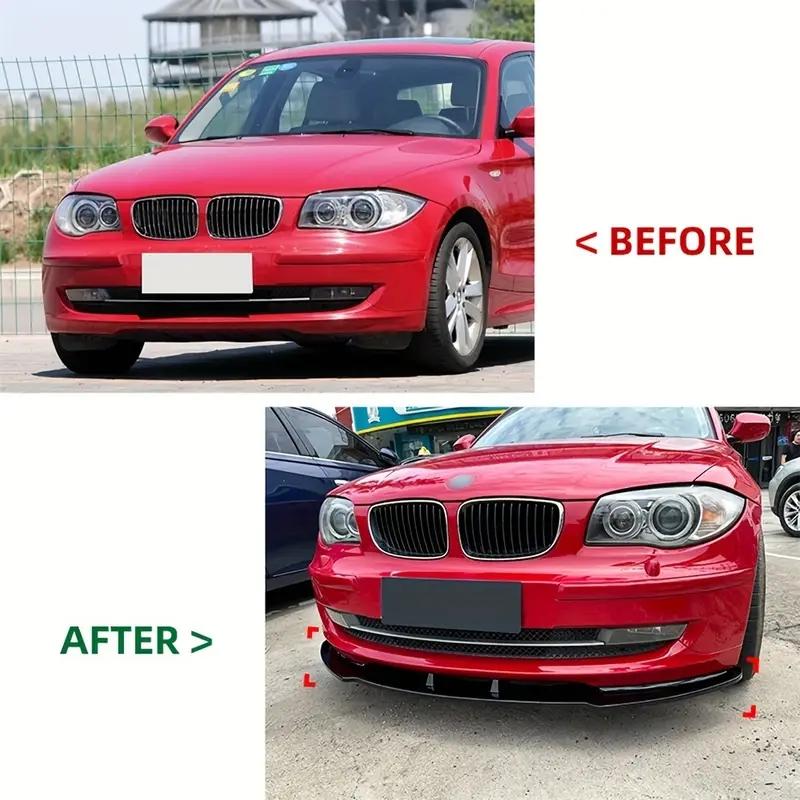 Front Spoiler Lip Splitter For BMW 1 Series E81 E82 E87 E88 LCI Standard 2008-2012 3Pcs Front Bumper Spoiler Diffuser Body Kit