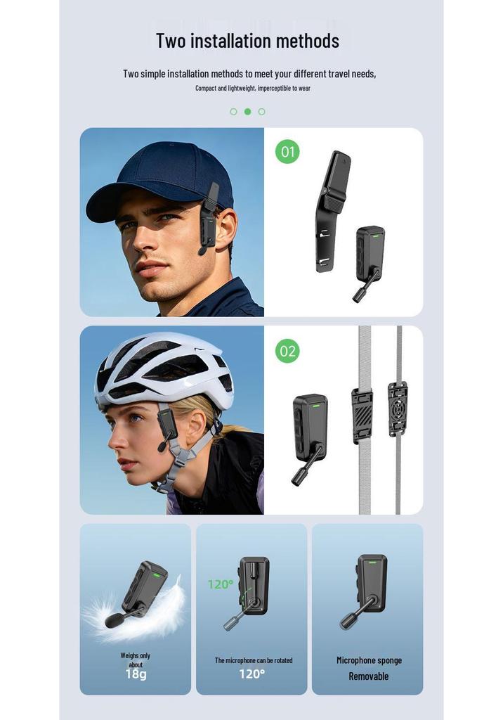 Kabellose Bluetooth-Helm-Kopfhörer für Outdoor-Aktivitäten: Radfahren, Skifahren, Klettern