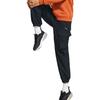 Li Ning Training Series Solid Color Logo Print Big Pocket Design Cuffed Sports Pants Men Bottoms Black AYKSC05-3