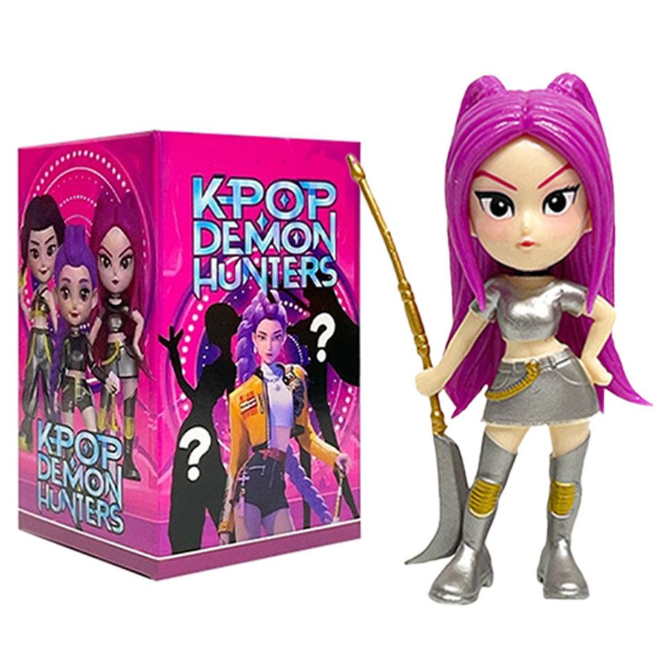 Anime Figure K-pop Demon Hunters with Box Kawaii Boys Girls Gifts For Kids Fans Halloween Christmas Figure Decorative Gifts
